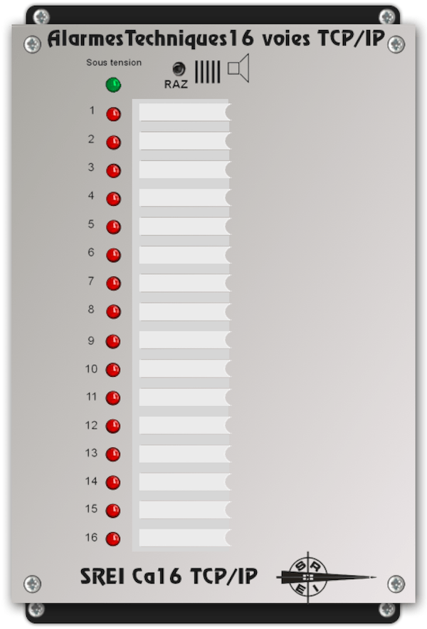 alarmes tcp/ip